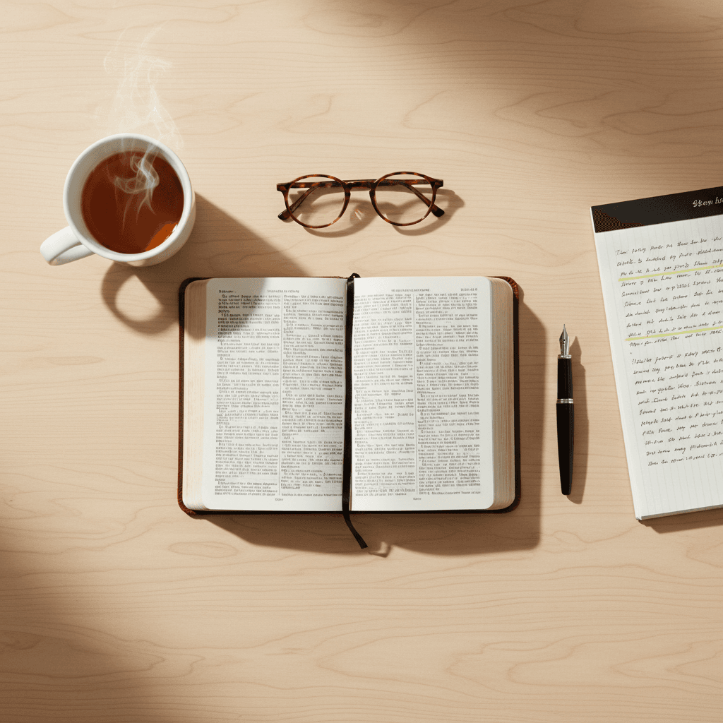 Weekly Bible study summary and planning